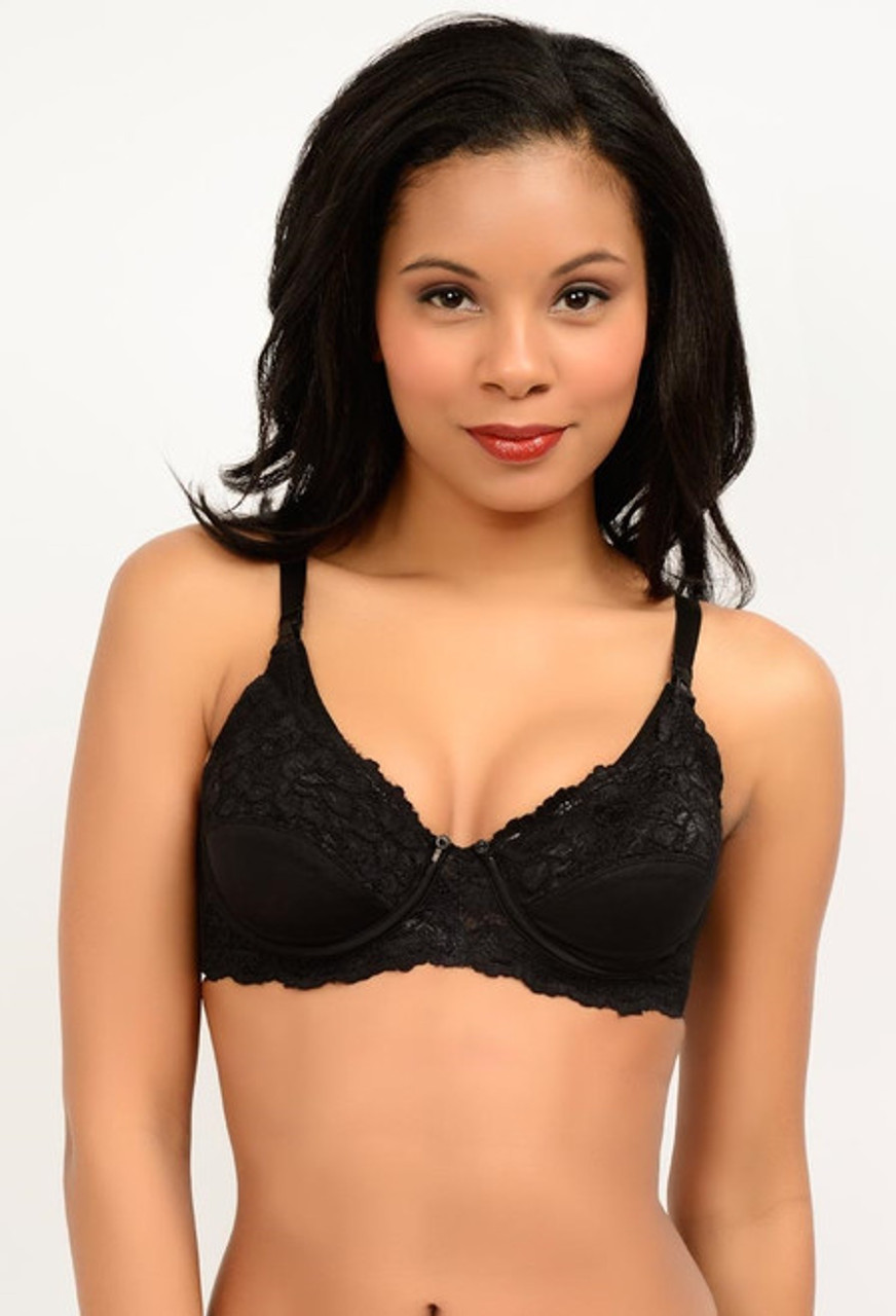 Q-T Intimates 2-Fit-U WIreless Padded Nursing Bra