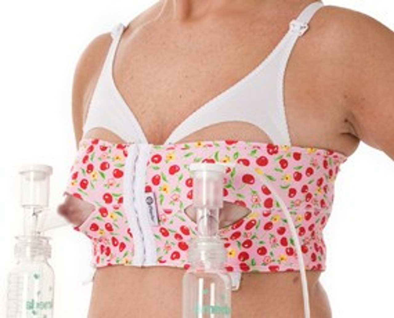Abergele Hands Free Pumping Band Strapless Breast Pump Bra Nursing