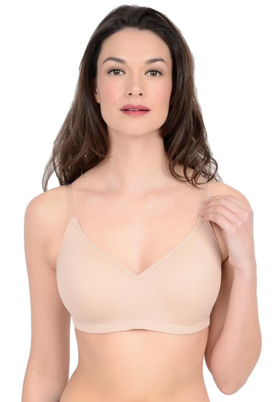 QT Intimates Molded Wireless Pocket Bra