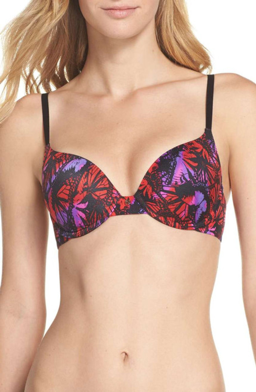 Betsey Johnson Zipper Stripe Underwire Bra Sugar Cookie 723100 - Free  Shipping at Largo Drive