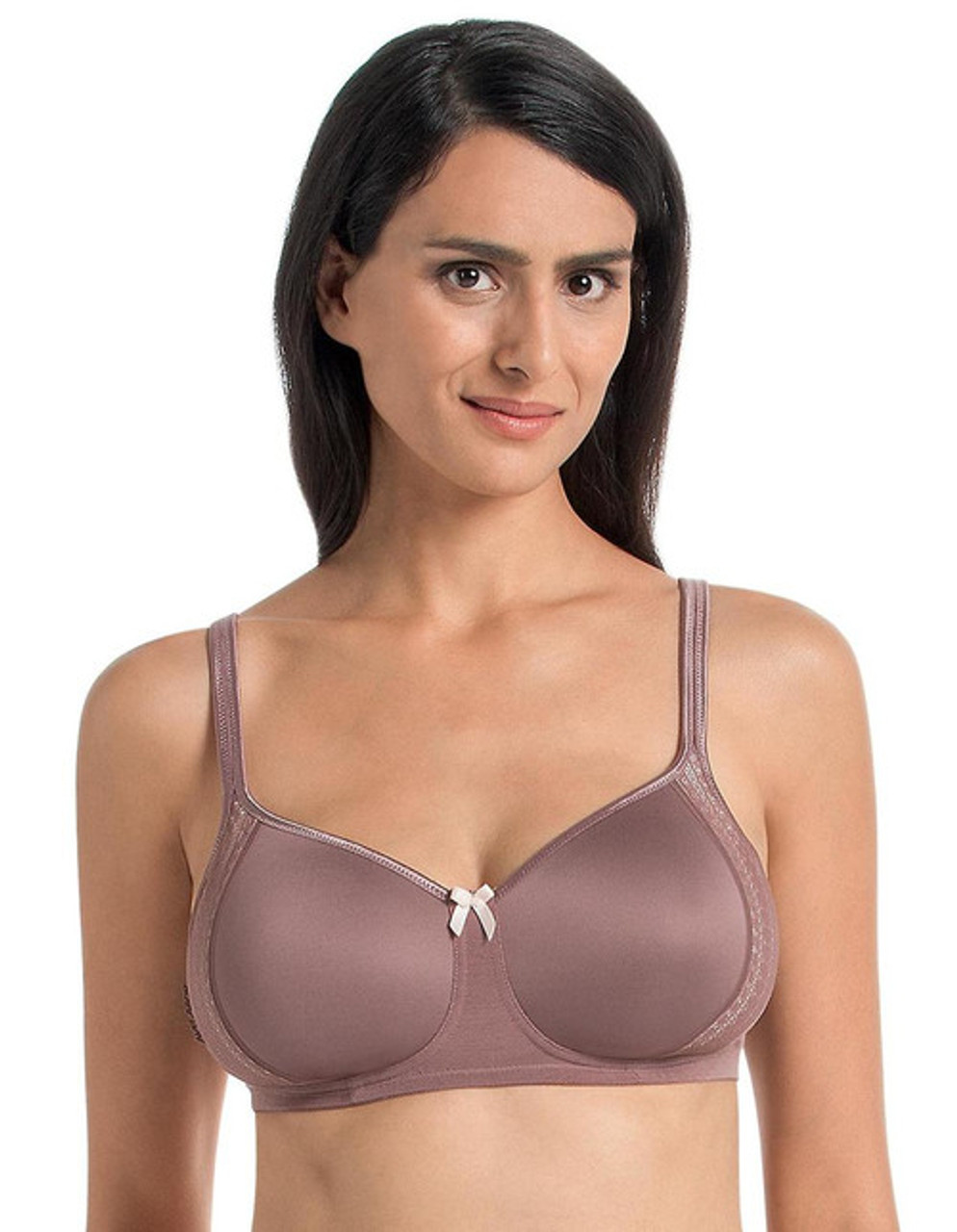 Buy Floret Natural Lift Wirefree Lace Bra - Magenta at Rs.499 online