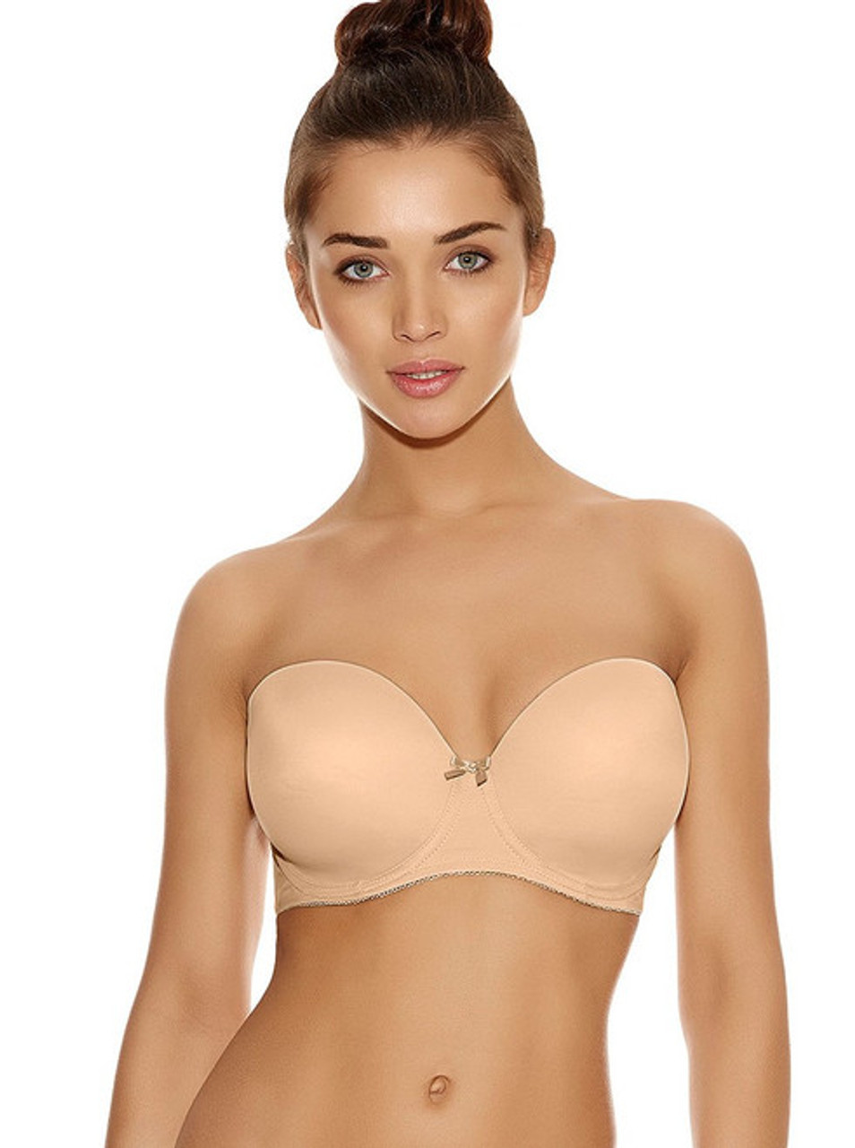 Freya BLACK Deco Underwire Plunge T-Shirt Bra, US 30DD, UK 30DD 