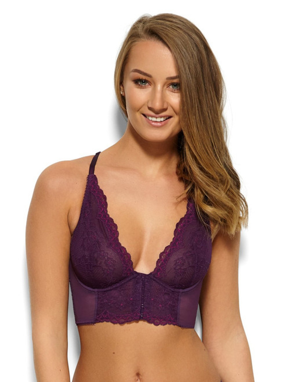 Gossard Superboost Lace Deep V Bralette Bra - Belle Lingerie