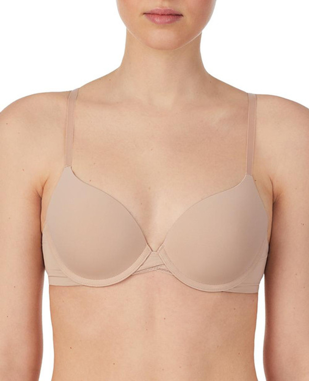 OnGossamer Womens Sleek Micro Tshirt Bra, Clearwater, 34DD US