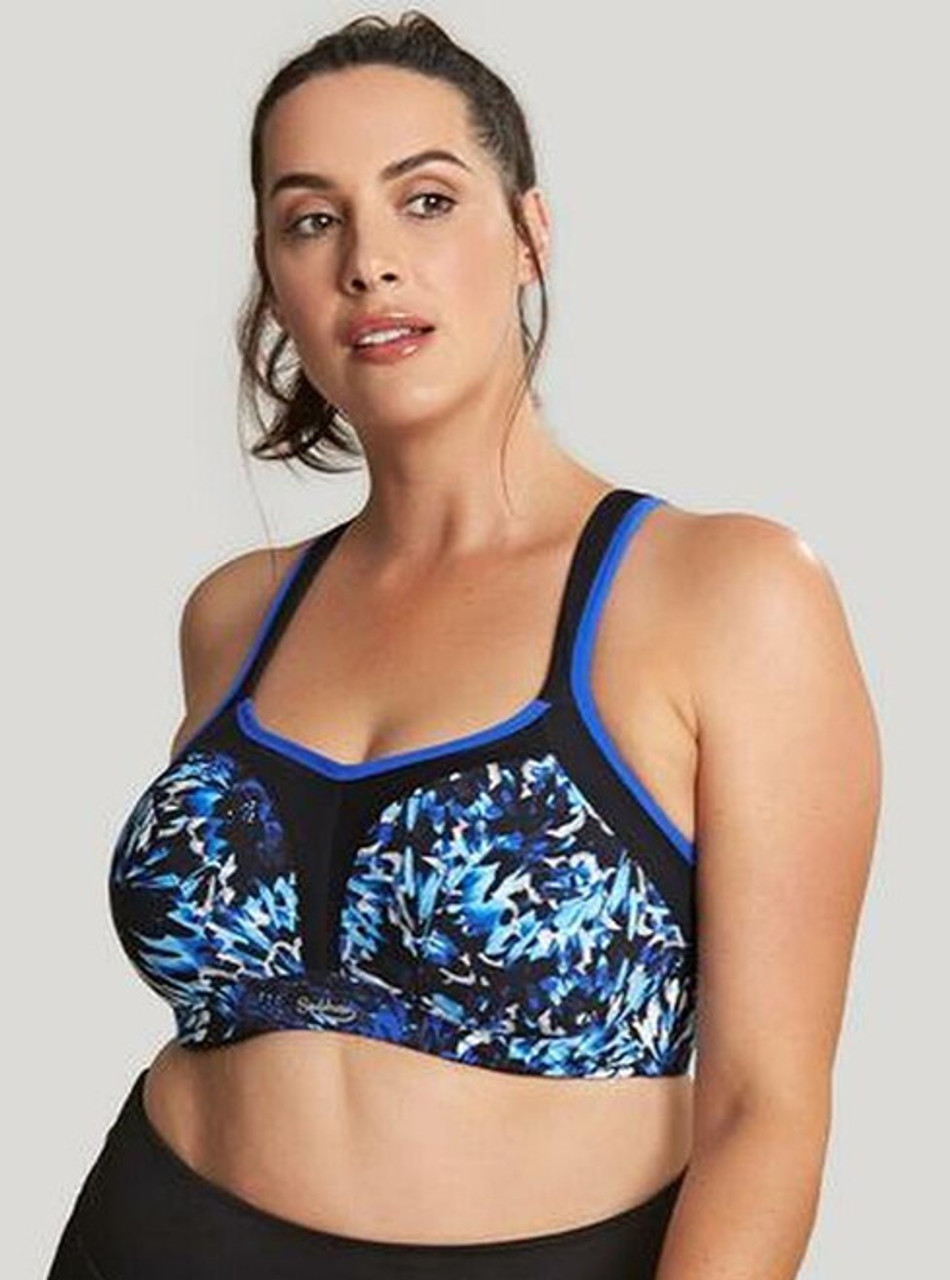 Blue SCULPTRESSE Katya Balconette Bra on COOLS