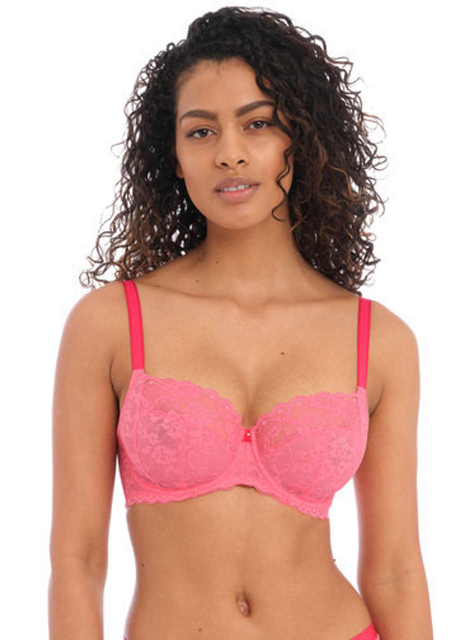 Gorsenia K378 Victoria Women's Underwired Non Padded Bra with Embroidery  Adjustable Not Detachable Straps - Made in EU - ShopStyle