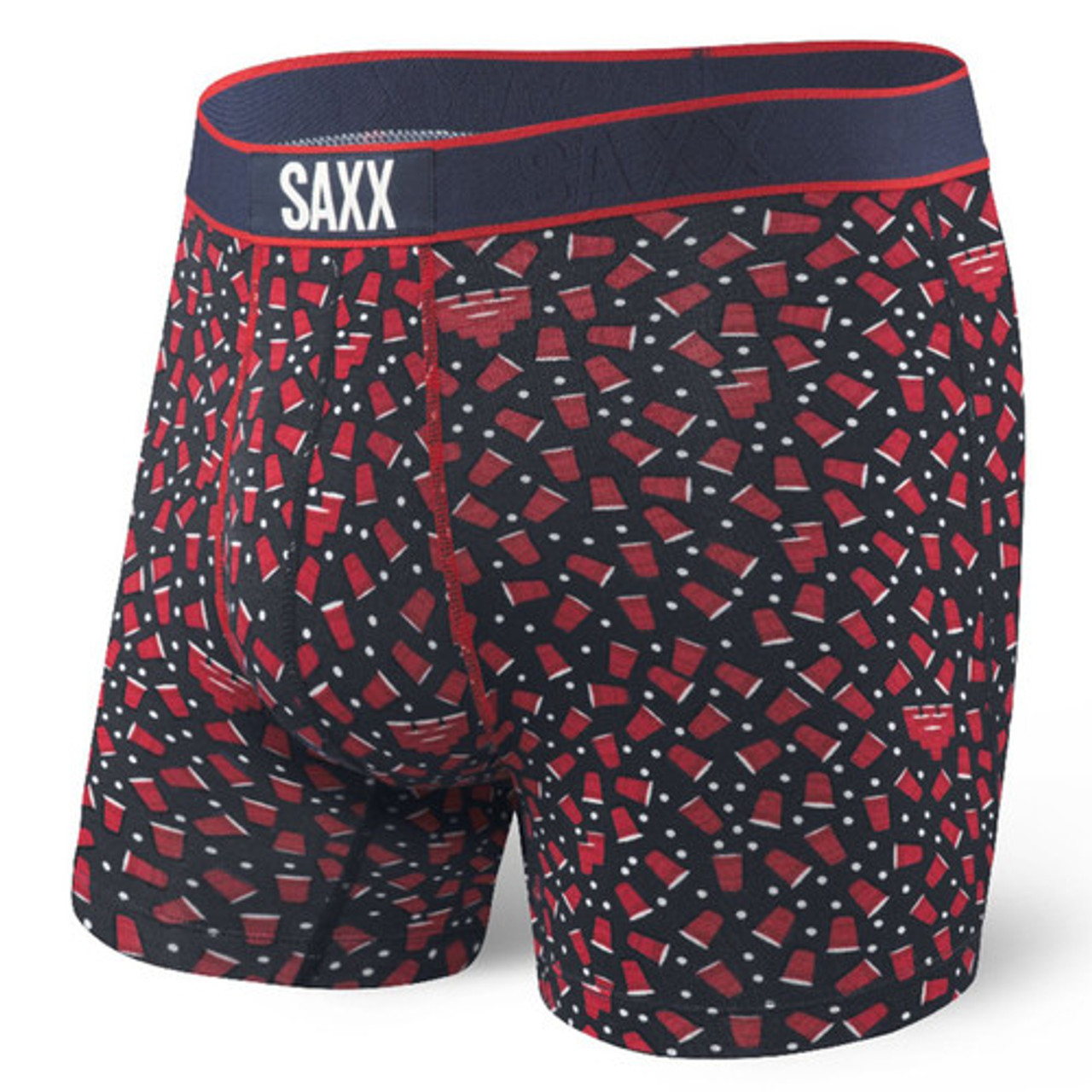 SAXX Men's Vibe Boxer Brief - Lava Lamp Flamingo