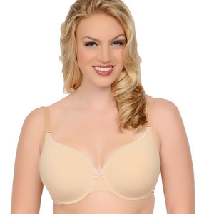 GLAMOURMOM Nursing Maternity Bra Full Bust Long Top L Free International  Ship