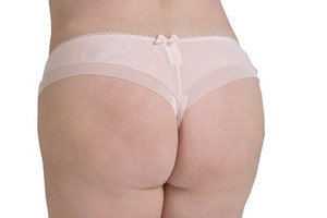 Ewa Michalak Apricot Lace Thong, SA, FINAL SALE - Ewa Michalak Apricot Lace Thong