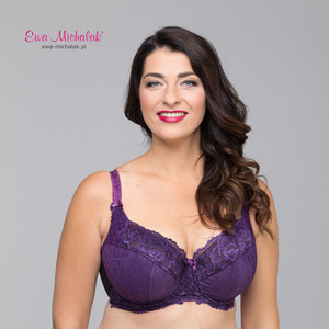 Ewa Michalak SF Iris Bra, SFI, FINAL SALE - front view in Purple.