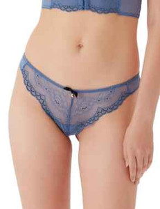 Gossard Lace Thong Panty - Gossard Lace Thong, Moonlight Blue