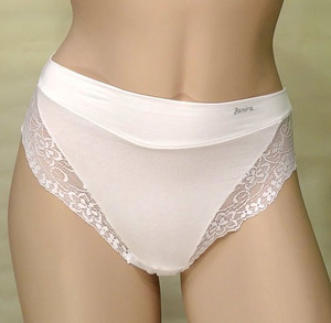 Janira Essential Milan Lace Panty - Janira Essential Lace Milano Brief (1031397/1031645), White