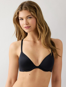 b.tempt'd Future Foundation Front Close Racerback Bra, 953353 - front view in Night.