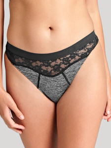 Panache Freedom Brazillian Panty - Panache Freedom Brazillian Panty Charcoal