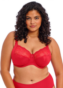 Elomi Morgan Bra, Solid, EL4111 - Haute Red