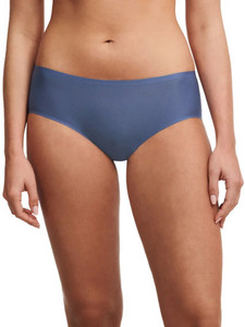 Chantelle Soft Stretch Hipster Panty, 2644 - front view in Ocean Blue.