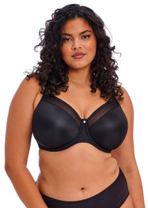 Elomi Smooth Underwire Moulded T-Shirt Bra, EL4301 - Elomi Smooth Underwire Moulded T-Shirt Bra Black