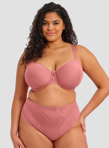 Elomi Nerina Spacer Bra, EL302710 - front view in Dusty Rose.