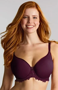 Panache Allure Spacer Bra, 10766 - front view in Plum.