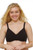 QT Intimates Cotton Nursing Bra, Black