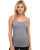 Coobie Thin Strap Camisole (1242), Medium Gray