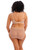 back view with matching high leg brief in Fawn.