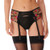 front view with Brazilian panty in black.