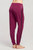 Fleur't Jogger Pajama Pant with Silk Trim (6206), Royal Plum