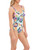 Fantasie Paradiso Twist Front Swimsuit in Soft Mint print.