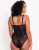back view with straps in Black.