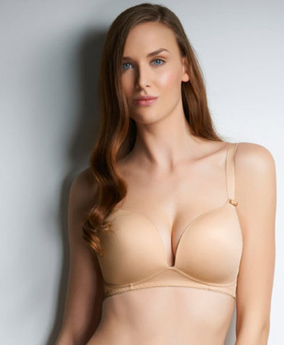 Freya Deco Wirefree Moulded Soft Cup Bra in Nude