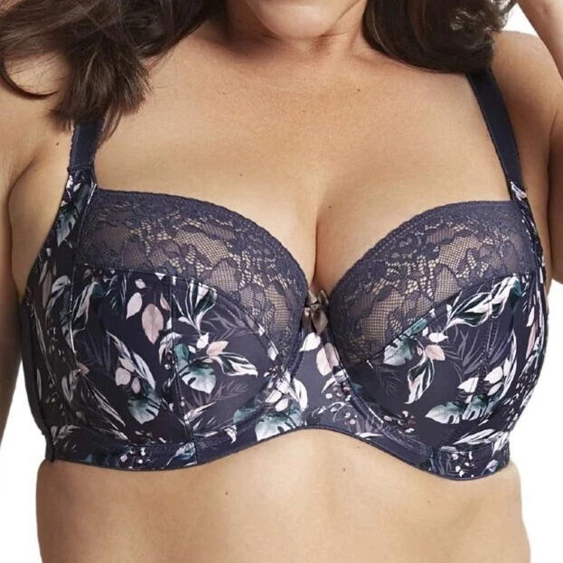 Panache Sculptress Chi Chi Bra, 7695, FINAL SALE - front view in Autumn Floral.