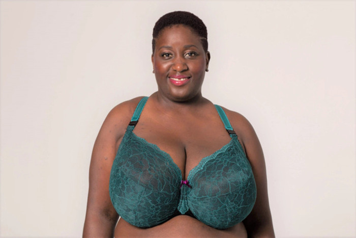 Ewa Michalak FB Emerald Bra, FBEM, FINAL SALE - front view in Emerald Green.