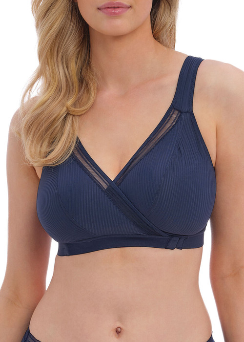 Fantasie Fusion Leisure Bra - front view in Navy.