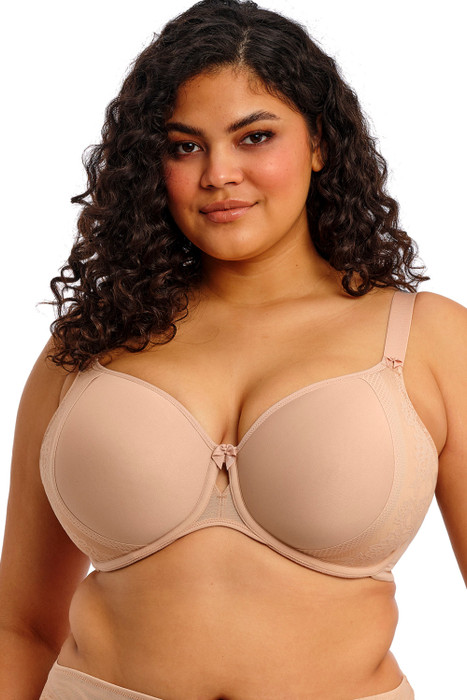 Elomi Nerina Moulded Spacer Bra, EL302710 - front view in Sahara.