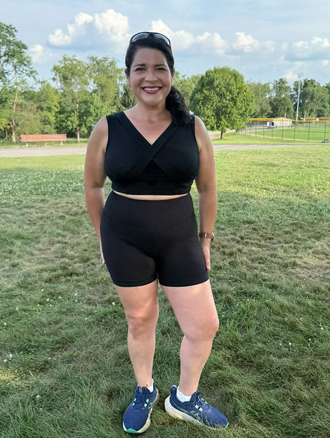 Embrago Bra Free Micro Crop Top, SSMC25 - front view in Black.