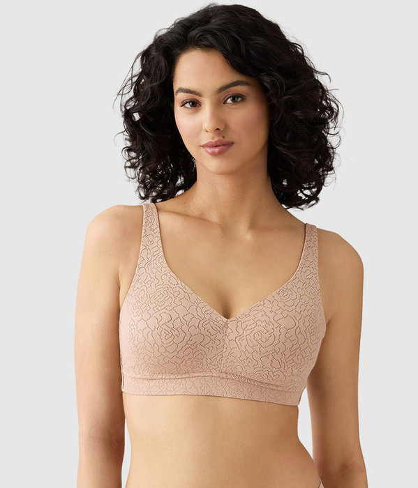 Wacoal Inside Job Wirefree Bra, 852345 - front view in Roebuck.
