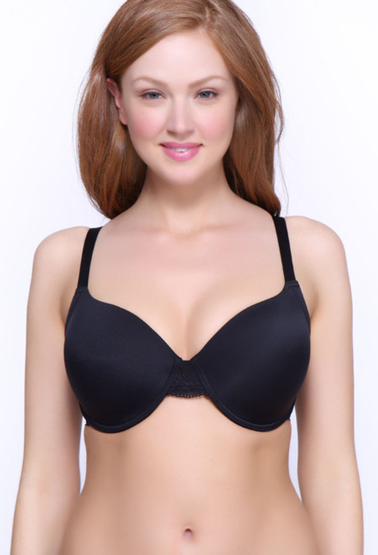 QT Intimates Lace Micro Side Support Bra Style 5556X