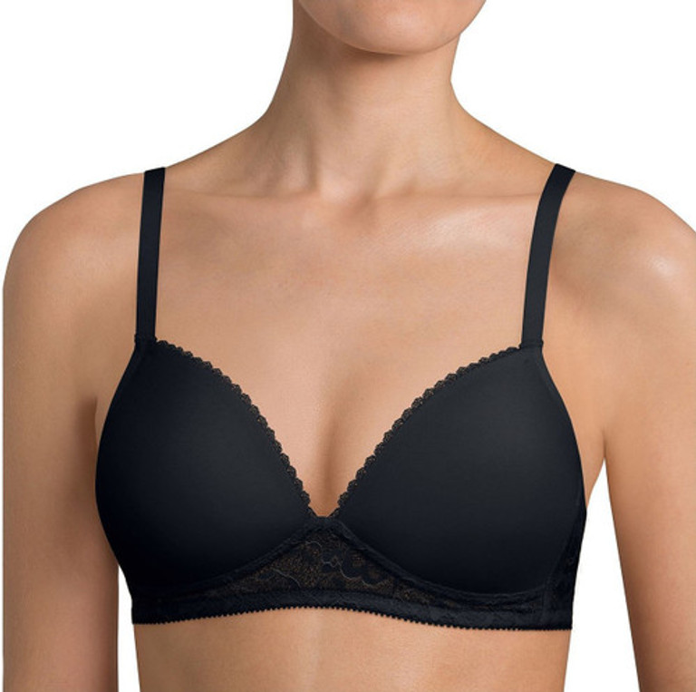 VEKDONE Women Bras Clearance Sale Women Petite Push Up Bra Full-Coverage  T-Shirt Bra No Underwire Comfort Bra Shapewear Bra for Everyday Wear Black,M