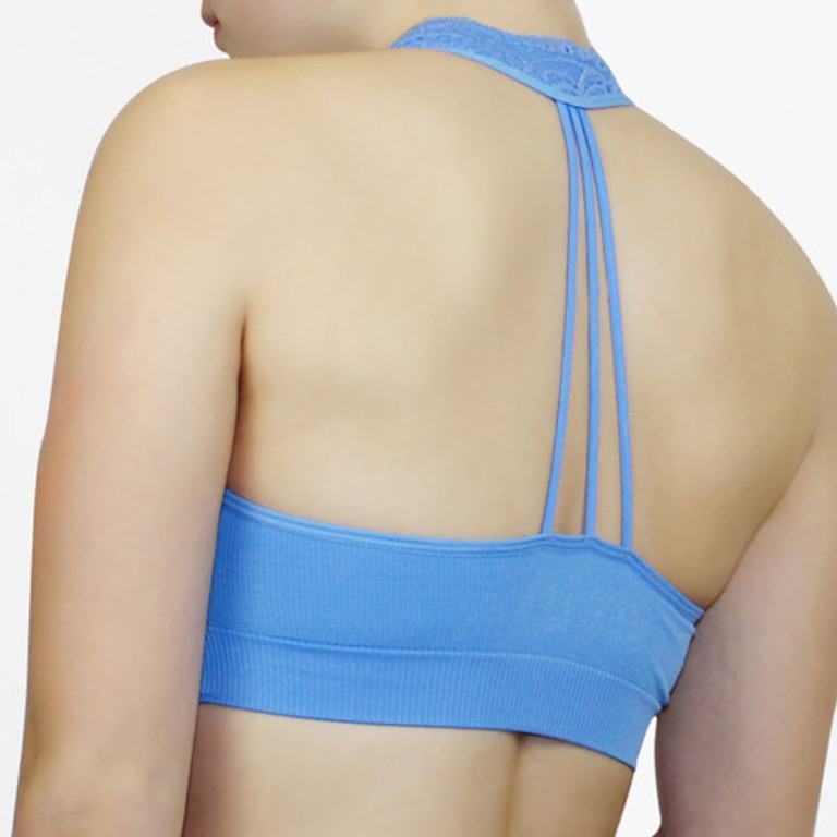 MagicLift Front-Closure Posture Back Bra Blue Band