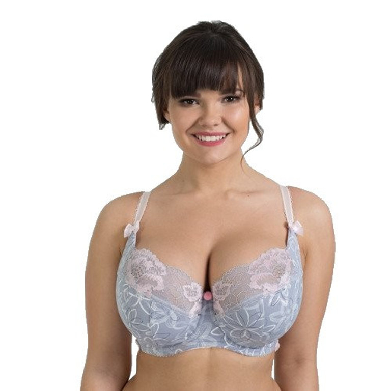 Starry Bra - Low Back Wireless Lifting Lace Bra, Palestine