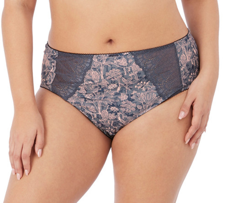 Elomi Morgan Brief Panty #EL4115 Sizes M-4XL Midnight Garden Print