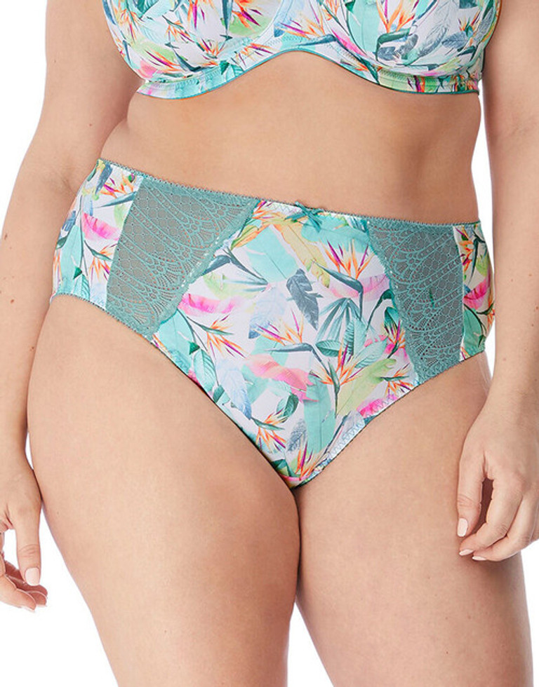 Elomi Morgan Brief Panty #EL4115 Sizes M-4XL Midnight Garden Print