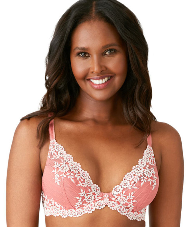 Wacoal Level Up Chantilly Lace Wirefree Contour Bra 856369 - Macy's