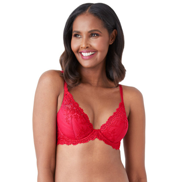 Wacoal Level Up Chantilly Lace Wirefree Contour Bra 856369 - Macy's
