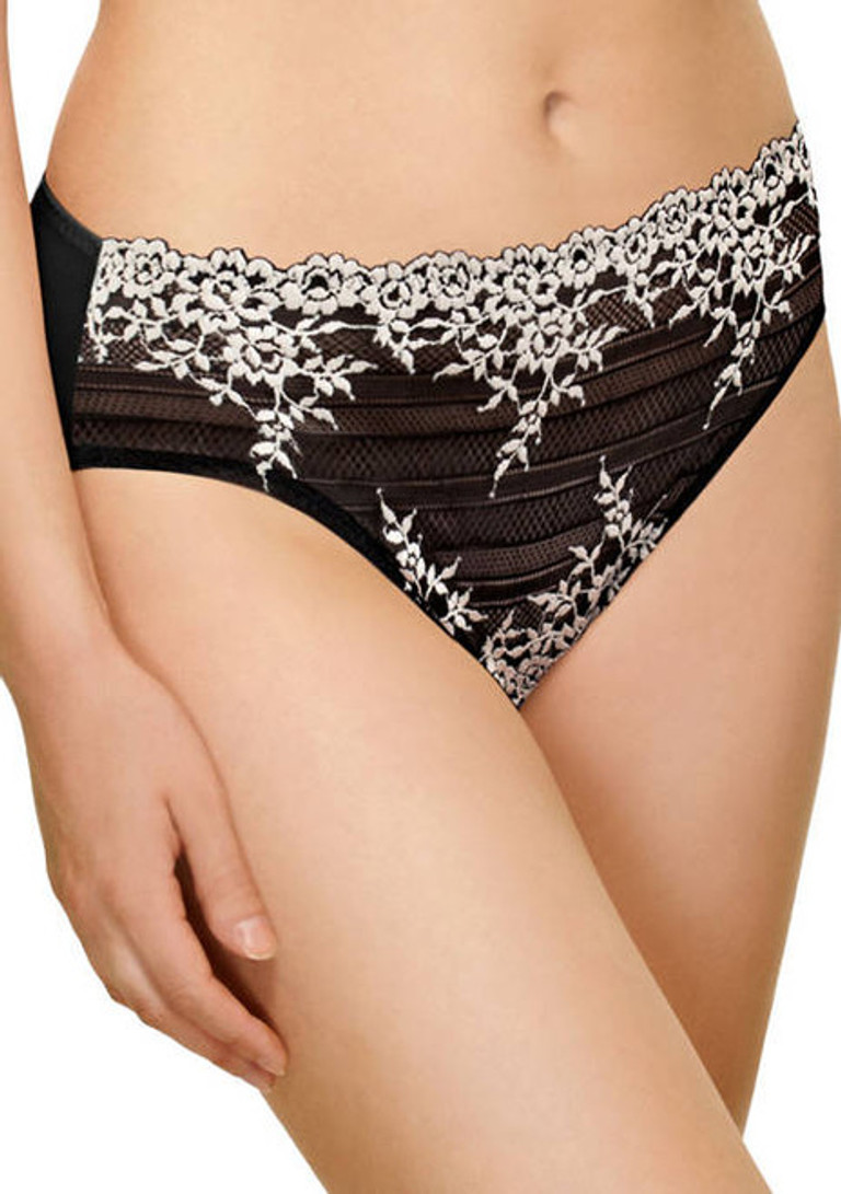 Coobie Lace Contour Plunge Bra and Panty Set 5115