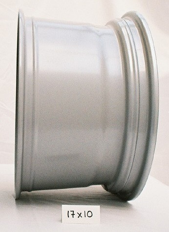 Pony R Wheel, 17x10", Argent, 4 lug,  46 mm offset