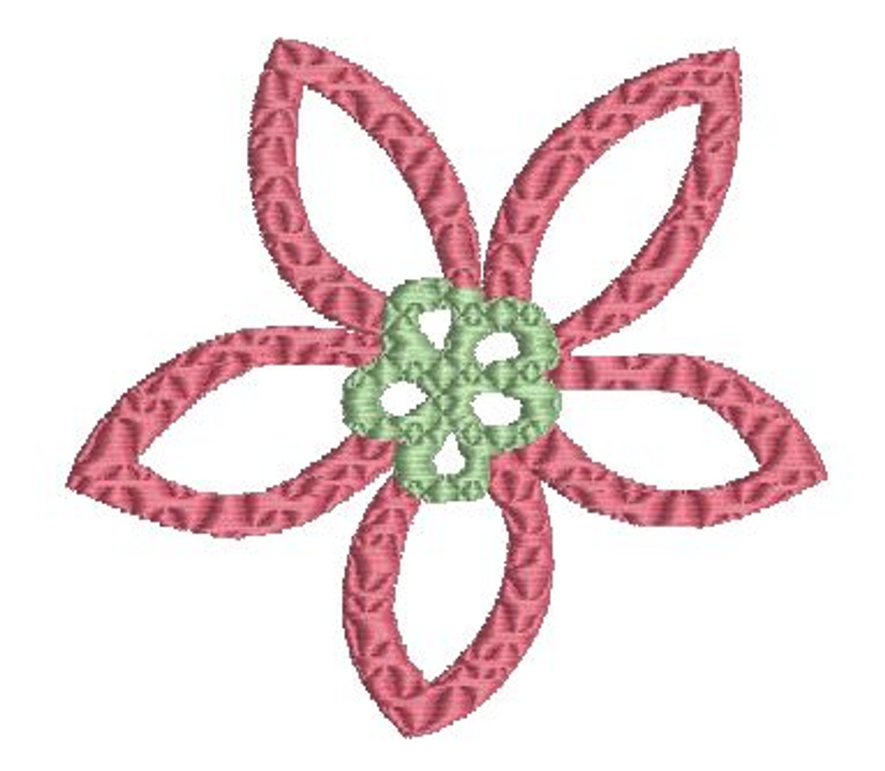 Retro Flower Machine Embroidery Designs