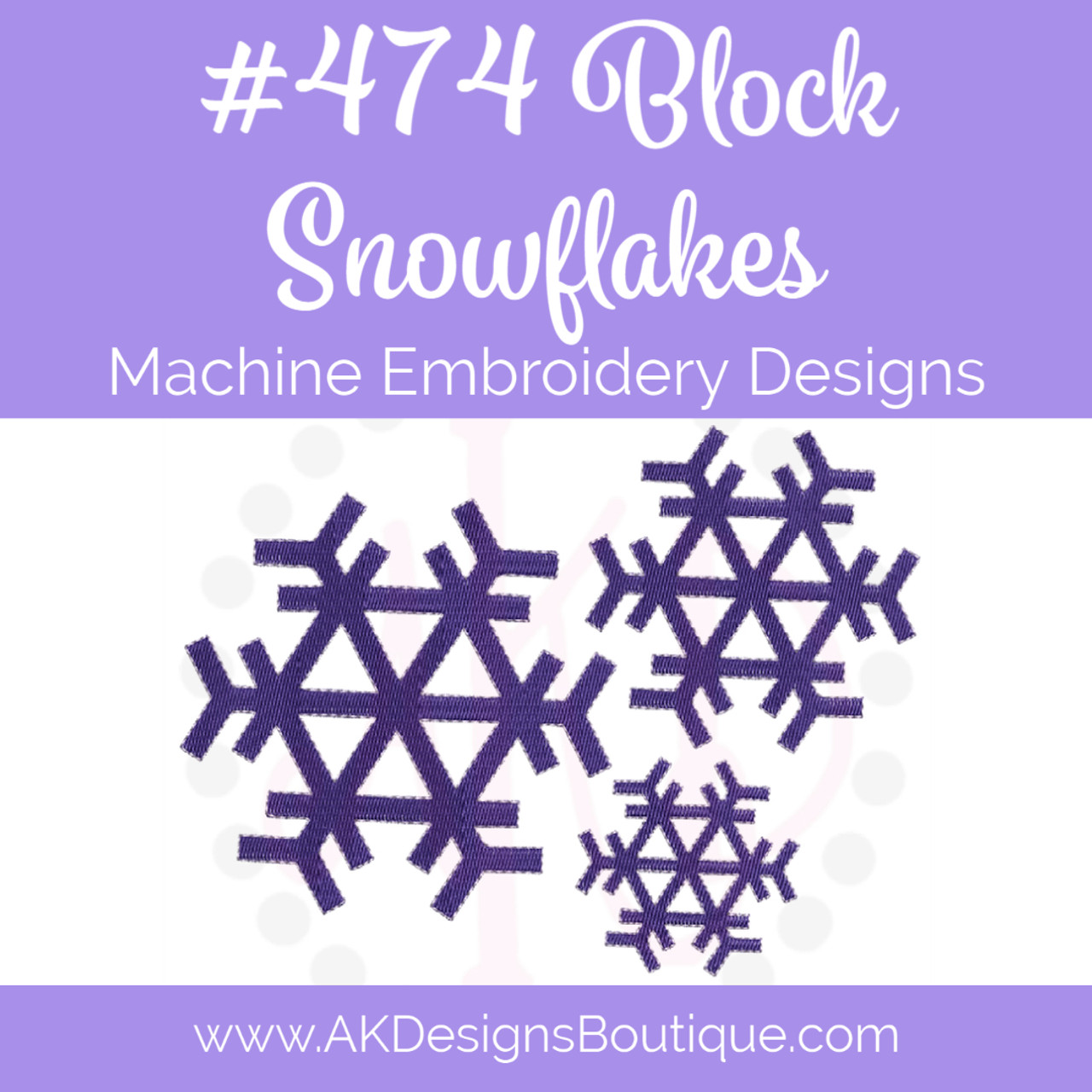 Mini Snowflakes Machine Embroidery Design Set-instant DOWNLOAD 