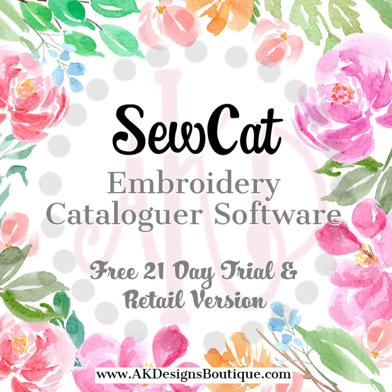 free embroidery software for cataloging designs